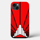 Search for art deco iphone cases Red