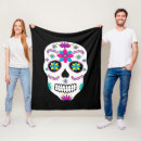 Search for sugar skull blankets Floral