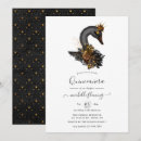 Search for swan princess birthday invitations Gold