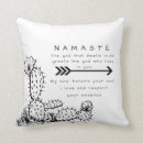 Search for namaste cushions Typography