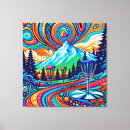 Search for psychedelic canvas prints Orange