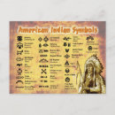 Search for native american symbols postcards Indian