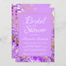 Search for purple rose bridal shower invitations Floral