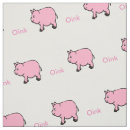 Search for cute farm animal fabric Pigs