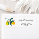 Search for lemon return address labels Bridal shower