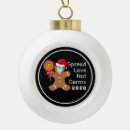 Search for funny gingerbread man christmas tree decorations Santa