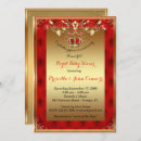 Search for red and gold prince invitations Modern
