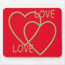 Search for two heart mousepads Black