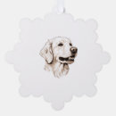 Search for golden retriever christmas tree decorations Pug