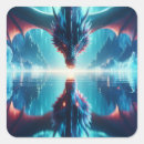 Search for dragons stickers Blue