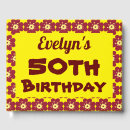 Search for birthday guest books Burgundy