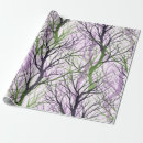 Search for green tree wrapping paper Botanical