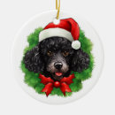 Search for black poodle christmas tree decorations Wreath