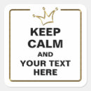 Search for gold crown stickers Keep calm