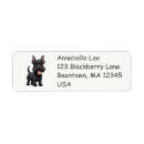 Search for scottie dog return address labels Puppy