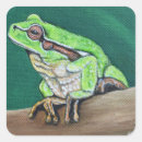 Search for frog painting stickers Green