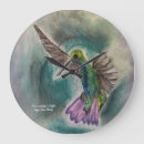 Search for hummingbirds clocks Drawing