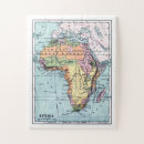 Search for map of africa puzzles Antique