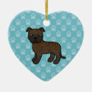 Search for staffy christmas tree decorations Dog
