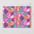 Search for tropical colours postcards Pink