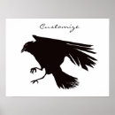 Search for corvids posters Black