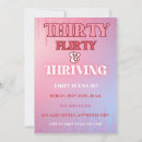 Search for flirty birthday invitations Thirty