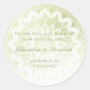 Search for lace wedding stickers Thank you