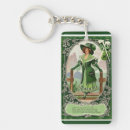 Search for vintage st patricks day key rings Green