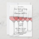 Search for red wine glass invitations Elegant