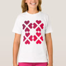 Search for geometric pattern tshirts Heart