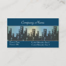 Search for city skyline business cards Buildings