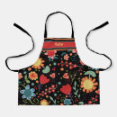 Search for floral designer aprons For kids