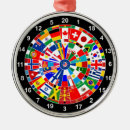 Search for world flags globe christmas tree decorations Country