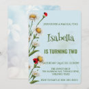 Search for ladybug birthday invitations Flower