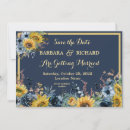 Search for sunflower wedding save the dates Autumn