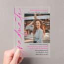 Search for hot pink graduation invitations Graduate