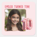 Search for 10th birthday party stickers For her