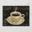 Search for cafe latte postcards Black