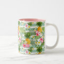 Search for striped flower mugs Tropical