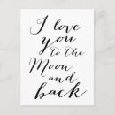 Search for love you postcards Contemporary