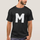 Search for capital letter tshirts Initial
