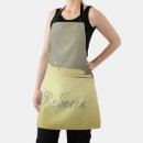 Search for metallic gold aprons Floral