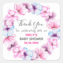Search for purple grey baby shower stickers For her