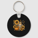 Search for sunflower key rings Pumpkin
