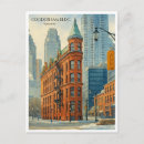 Search for canadian cities postcards Watercolor
