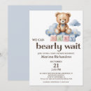 Search for teddy bear baby boy shower invitations Cub