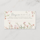 Search for raffle business cards Watercolor