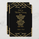 Search for art deco wedding programmes Vintage