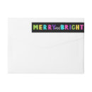 Search for merry and bright return address labels Fun