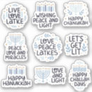 Search for hannukah stickers Menorah